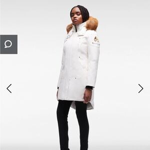 BNWT - gold stirling parka with fur